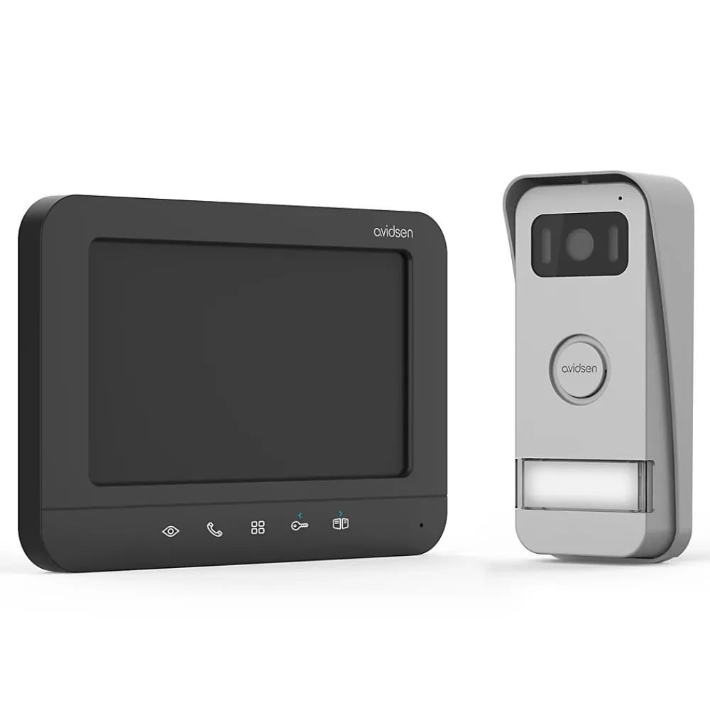 Avidsen Visiophone-Visiophone couleur - 2 fils - double commande - Prima - - 112300