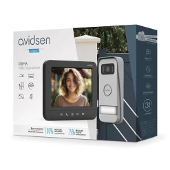 Avidsen Visiophone-Visiophone couleur - 2 fils - double commande - Prima - - 112300