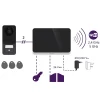 Philips Visiophone-Visiophone filaire et connecté 3K WelcomeEye Connect 3 avec écran supplémentaire et transformateur