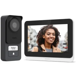 Philips Visiophone-Visiophone filaire et connecté 3K WelcomeEye Connect 3 avec écran supplémentaire et transformateur
