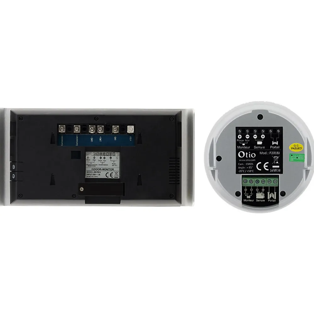 Otio Caméra De Surveillance-Visiophone 2 fils 7 Open Moon -