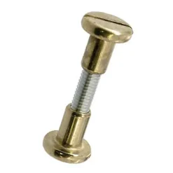 Diall Vis De Liaison-2 vis liaison laiton M6 Ø8mm x L.14mm x Ep.46/54 mm