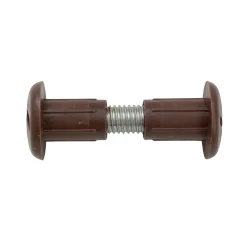 Diall Vis De Liaison-4 vis liaison plastique acier brun M6 Ø8 x L.15m x Ep.30 mm