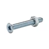 Diall Vis Pour Métal-20 vis métaux acier zingué 4 x 30 mm