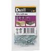 Diall 20 vis métaux acier zingué 3 x 20 mm