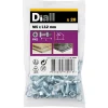 Diall 20 vis métaux acier zingué 5 x 12 mm