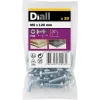 Diall 20 vis métaux acier zingué 5 x 20 mm