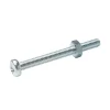 Diall Vis Pour Métal-20 vis métaux acier zingué 4 x 40 mm