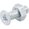 Diall Vis Pour Métal-Vis à métaux en acier zingué 3 x 10 mm - 20 pièces