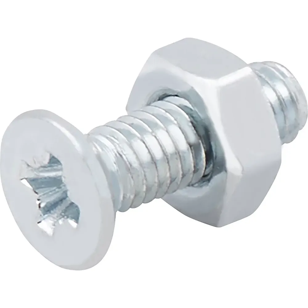 Diall Vis Pour Métal-Vis à métaux en acier zingué 3 x 10 mm - 20 pièces