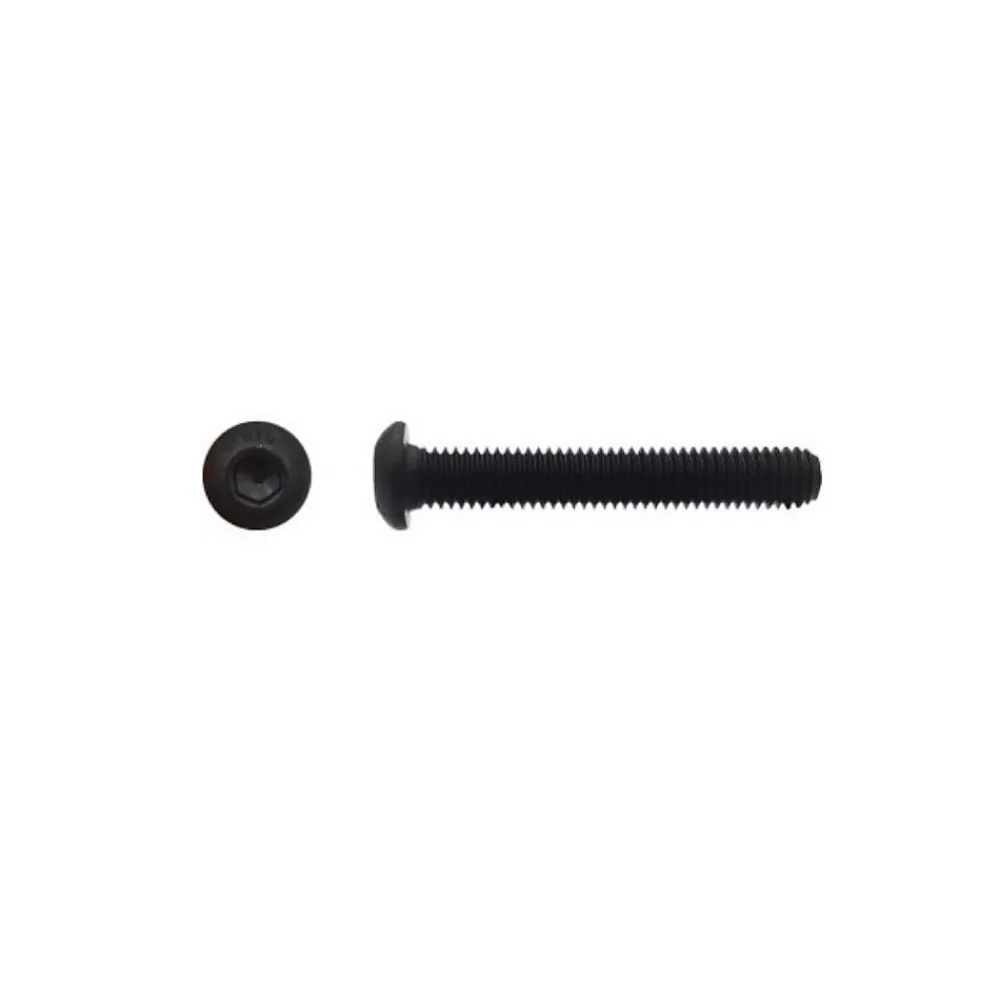 D-Work Vis Pour Métal-200 Vis Métaux Tête Bombée 6 Pans Creux F/Total BHC 6 x 10 mm - 7380-1 - 10.9 - Brut -