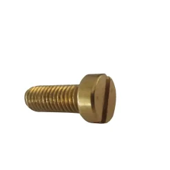 D-Work Vis Pour Terrasse-200 Vis Métaux Tête Cylindrique Fendue 4 x 40 mm - Laiton -