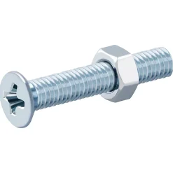 Diall 20 vis métaux tête fraisée acier zingué 3 x 20 mm