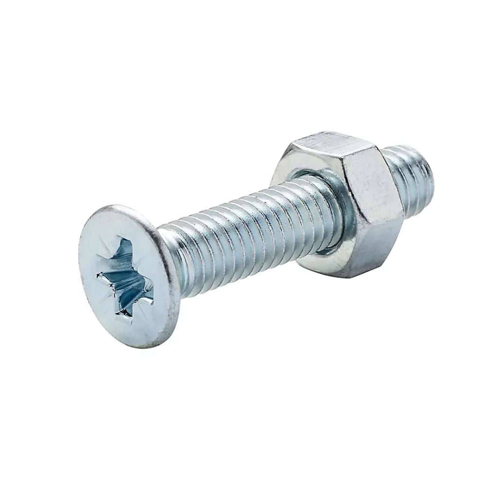 Diall 20 vis métaux tête fraisée acier zingué 6 x 30 mm