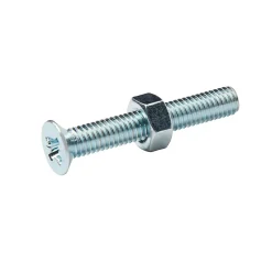 Diall 20 vis métaux tête fraisée acier zingué 6 x 40 mm