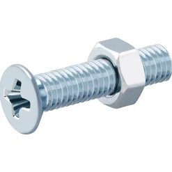 Diall Vis Pour Métal-20 vis métaux tête fraisée acier zingué 3 x 16 mm