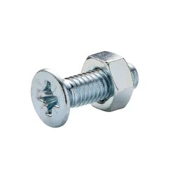 Diall Vis Pour Métal-20 vis métaux tête fraisée acier zingué 6 x 20 mm