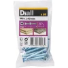 Diall Vis Pour Métal-20 vis métaux tête fraisée acier zingué 5 x 40 mm