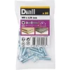 Diall Vis Pour Métal-20 vis métaux tête fraisée acier zingué 5 x 25 mm