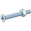 Diall Vis Pour Métal-20 vis métaux tête fraisée acier zingué 3 x 25 mm