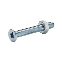 Diall Vis Pour Métal-20 vis métaux tête fraisée acier zingué 4 x 30 mm
