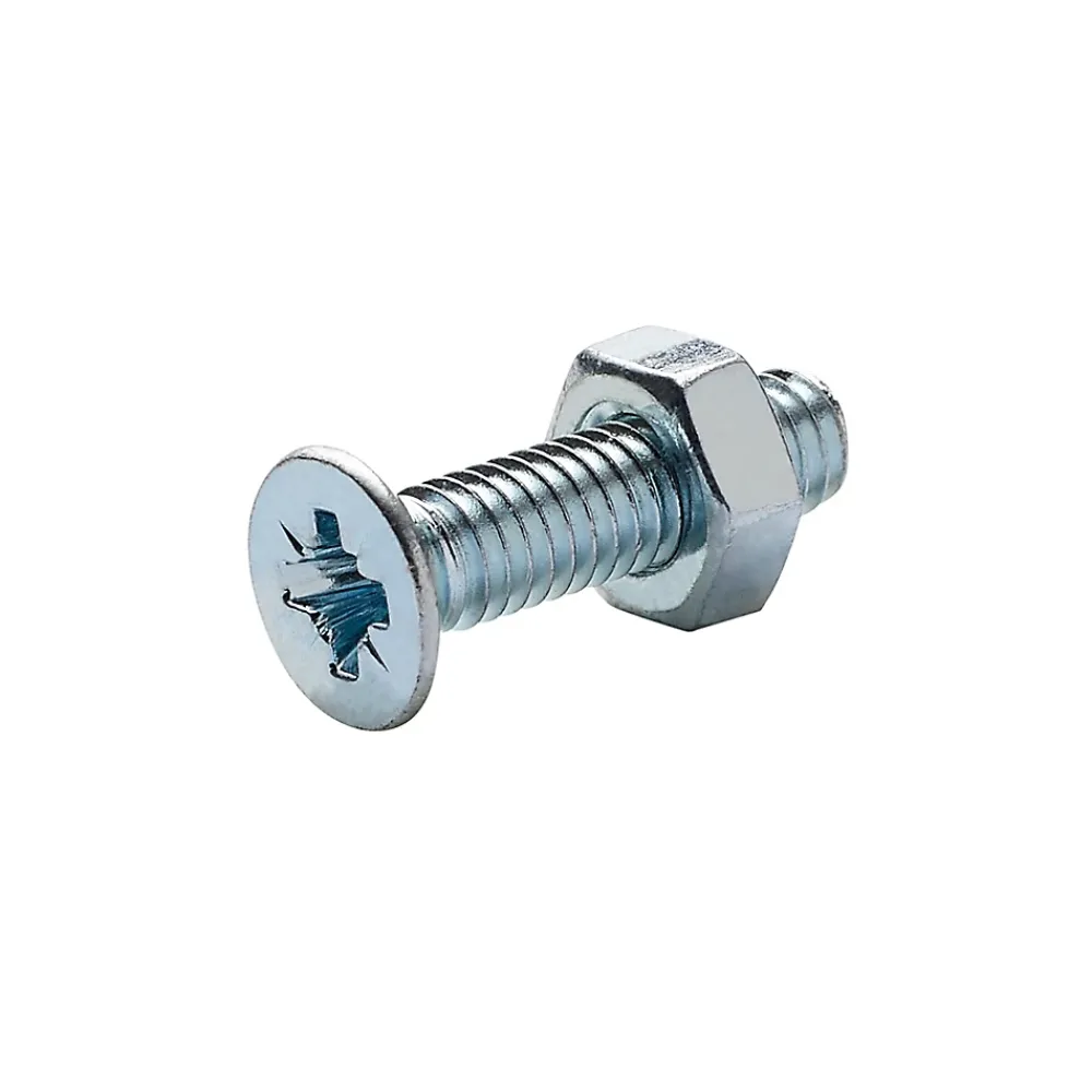 Diall 20 vis métaux tête fraisée acier zingué 4 x 16 mm