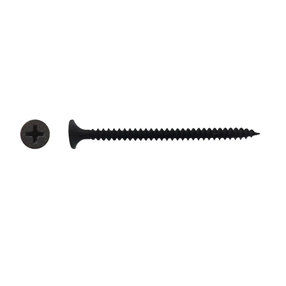 D-Work Vis Pour Plaque De Plâtre-1000 Vis Plaque de Plâtre Trompette Phillips D. 3.5 x 45 mm - Phosphaté noir -