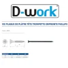 D-Work 1000 Vis Plaque de Plâtre Trompette Phillips D. 3.5 x 35 mm - Phosphaté noir -