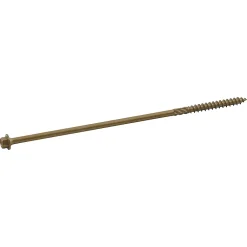 Diall Vis pour charpente en bois, revêtement organique, 6,7x200 mm - 50 pièces