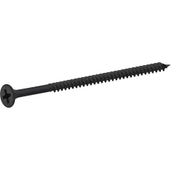 Diall Vis pour plaque de plâtre (universelle), noir mat, 4,2x80 mm - 200 pièces