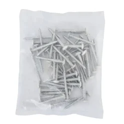 Vis Pour Pvc-Vis pour profilé PVC 5x50 laqué blanc sachet de 50