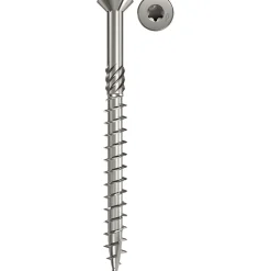 Fischer Chevilles Vis terrasse inox A2 5 x 60 torx vendue par 500 pièces
