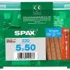 Spax France Vis terrasse tête cylindrique torx Spax 5x50mm - 230 pièces