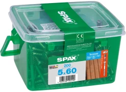 Spax France Vis terrasse tête cylindrique torx Spax 5x60 - 200 pièces