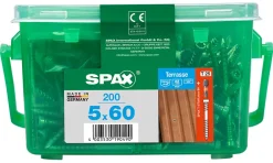 Spax France Vis terrasse tête cylindrique torx Spax 5x60 - 200 pièces