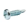 Diall Vis zinguée autoperceuses à tête cylindrique, 4,2x16 mm - 25 pièces