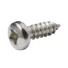 Diall Vis zinguée autoperceuses à tête cylindrique acier inoxydable A2, 4,2x13 mm - 25 pièces