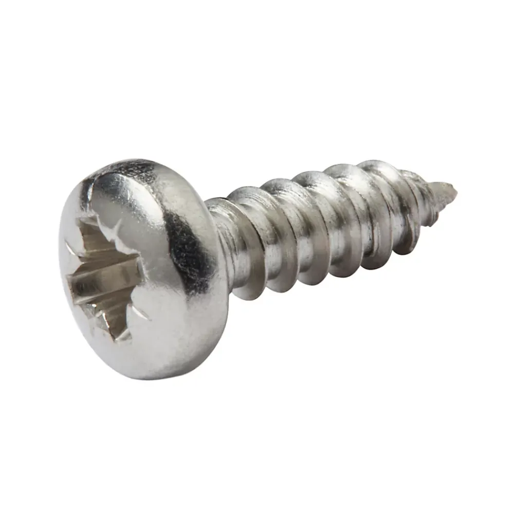 Diall Vis zinguée autoperceuses à tête cylindrique acier inoxydable A2, 4,2x13 mm - 25 pièces