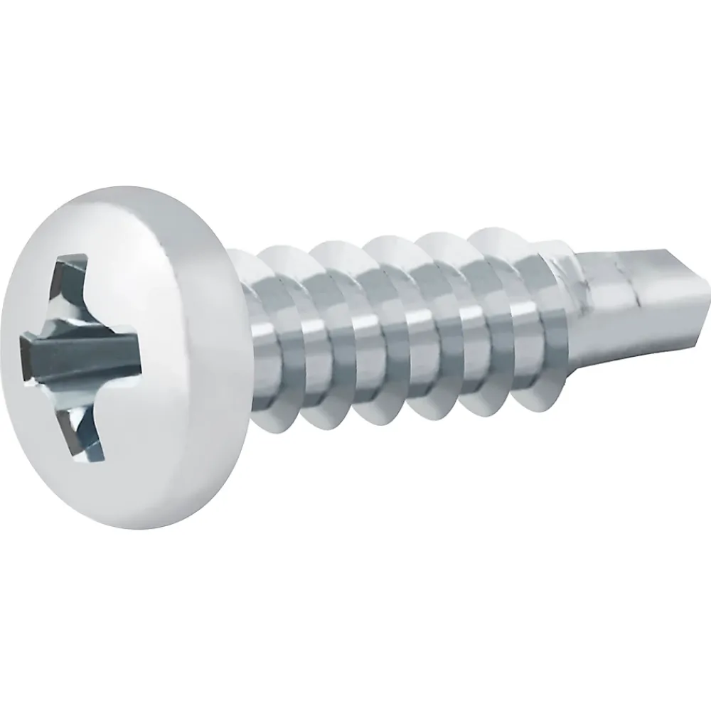 Diall Vis Pour Métal-Vis zinguée autoperceuses à tête cylindrique, 4,2x16 mm - 100 pièces