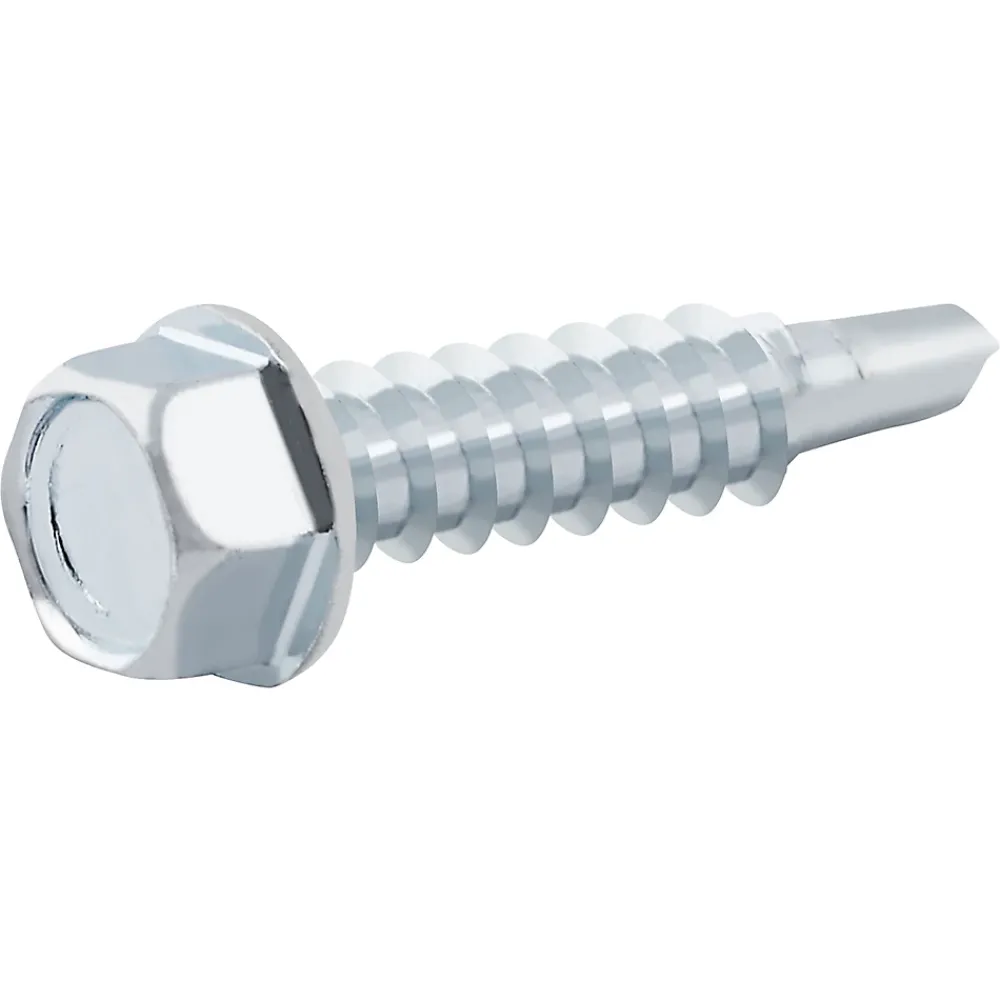Diall Vis zinguée autoperceuses à tête hexagonale, 5,5x25 mm - 100 pièces