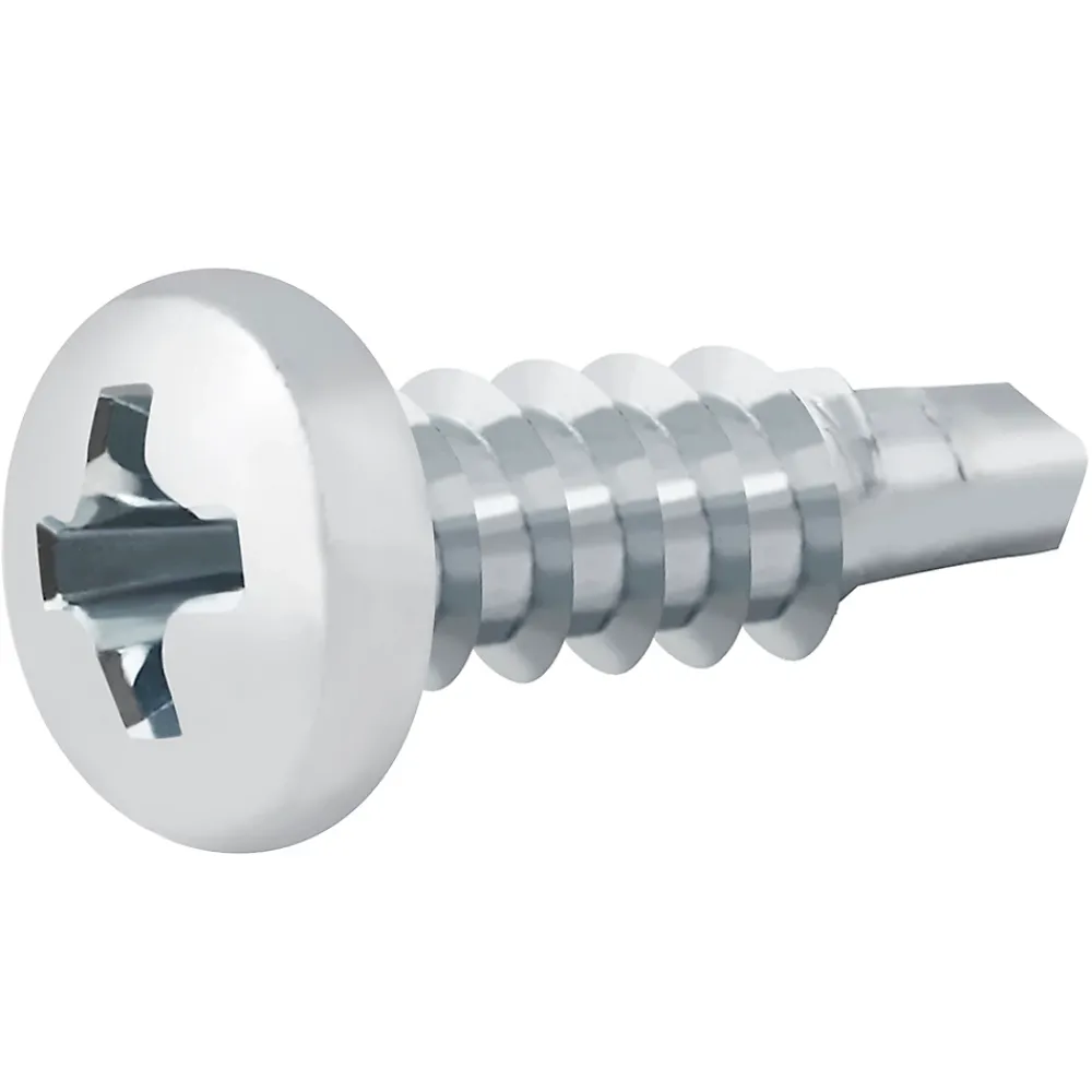 Diall Vis zinguée autoperceuses à tête cylindrique, 3,5x13 mm - 200 pièces
