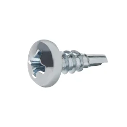 Diall Vis Pour Métal-Vis zinguée autoperceuses à tête cylindrique, 3,5x9,5 mm - 200 pièces