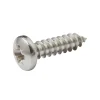 Diall Vis zinguée autoperceuses à tête cylindrique acier inoxydable A2, 4,2x16 mm - 25 pièces