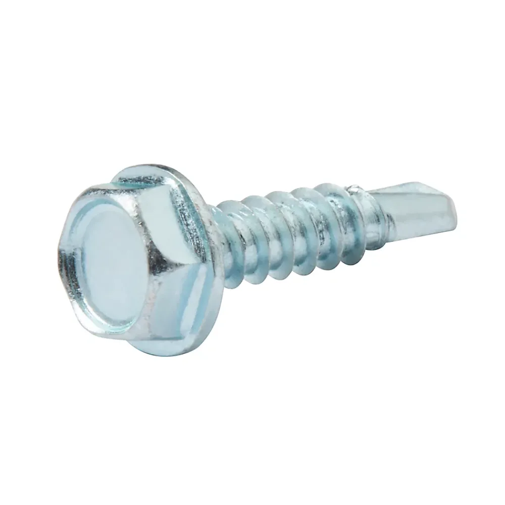 Diall Vis Pour Métal-Vis zinguée autoperceuses à tête hexagonale, 4,8x19 mm - 25 pièces