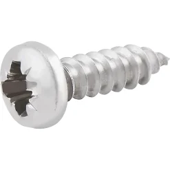Diall Vis zinguée autoperceuses à tête cylindrique acier inoxydable A2, 3,5x13 mm - 25 pièces
