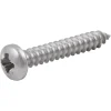 Diall Vis zinguée autoperceuses à tête cylindrique acier inoxydable A2, 4,2x25 mm - 25 pièces
