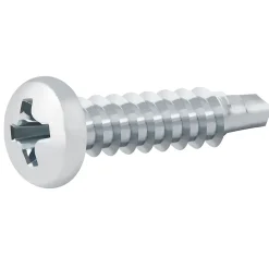 Diall Vis zinguée autoperceuses à tête cylindrique, 4,2x19 mm - 100 pièces