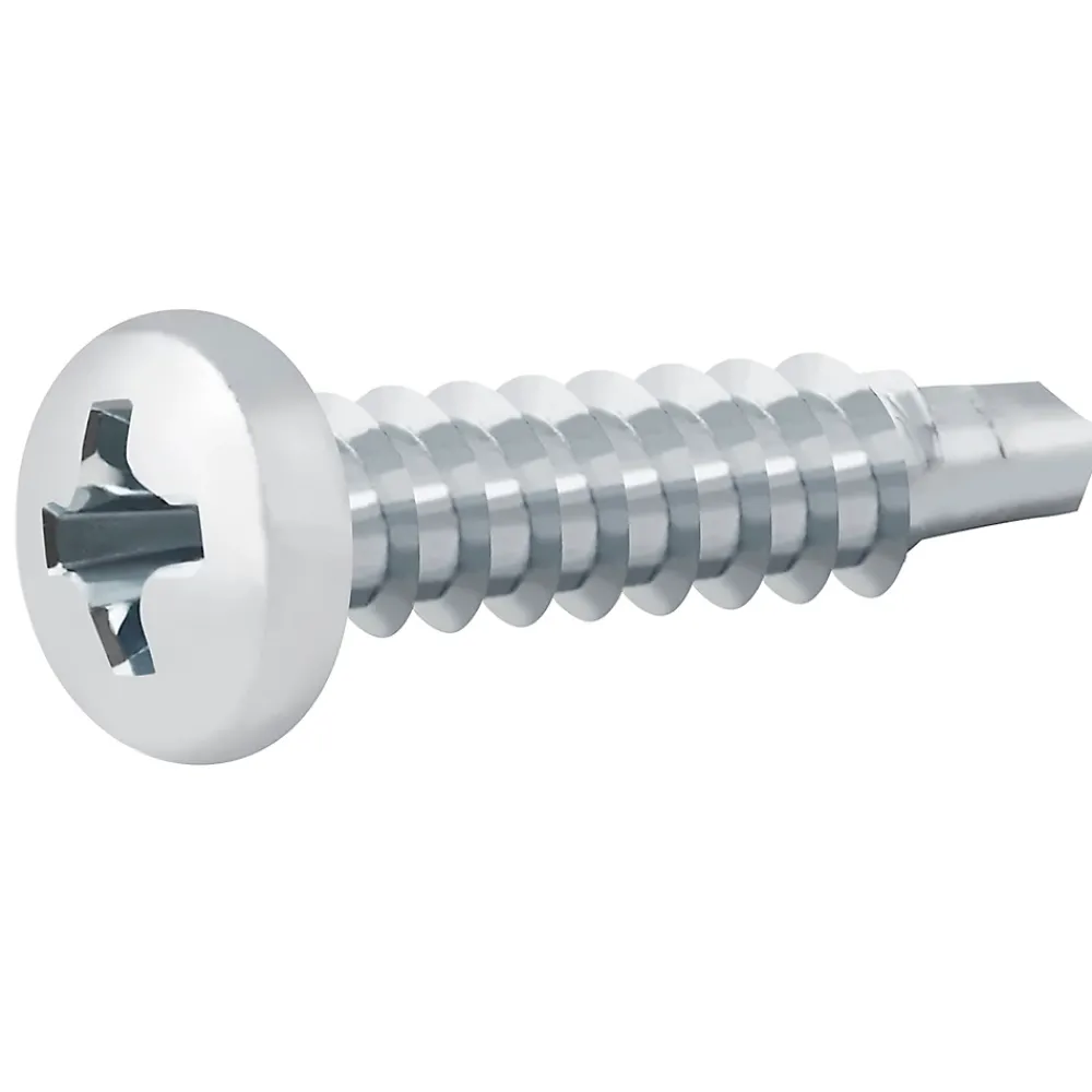 Diall Vis zinguée autoperceuses à tête cylindrique, 4,2x19 mm - 100 pièces