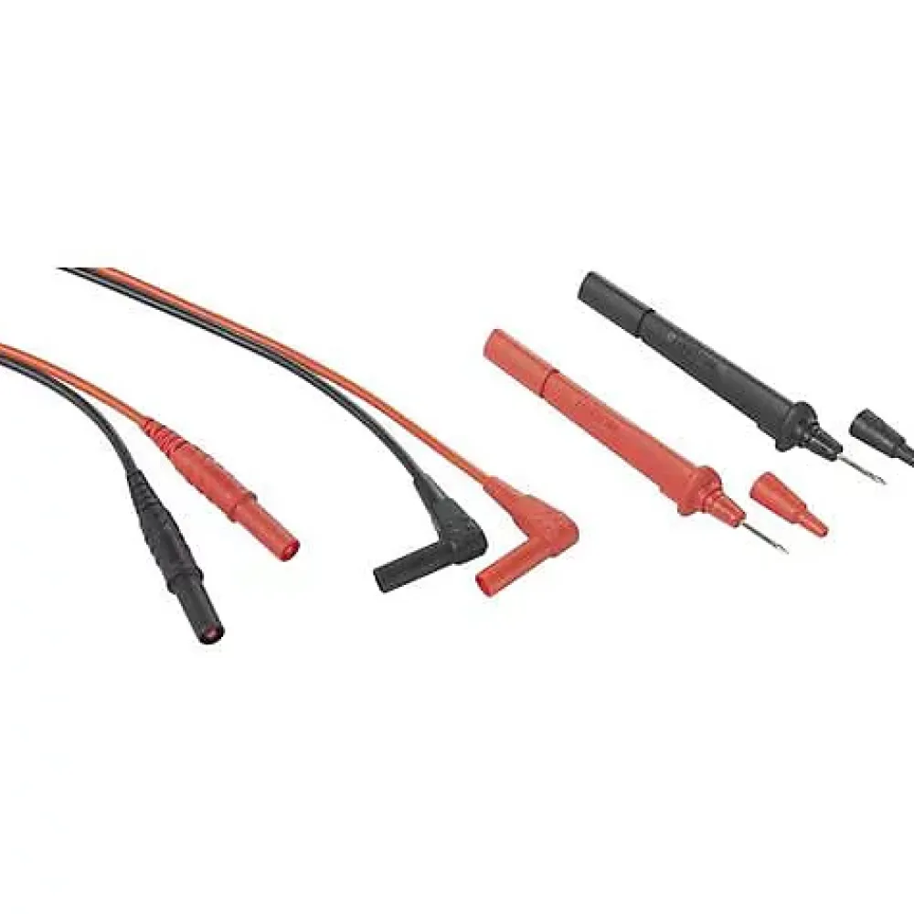 Voltcraft Testeur De Tension-VC801 Cordon de mesure 4 mm avec pointe de test 1,5 m, CAT III 1000 V, 10 A
