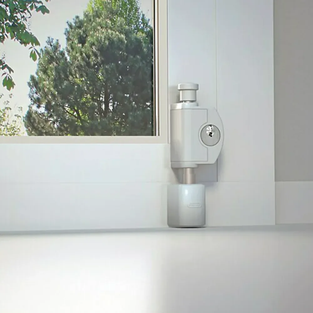Abus Vérrou de fenêtre coulissante blanc